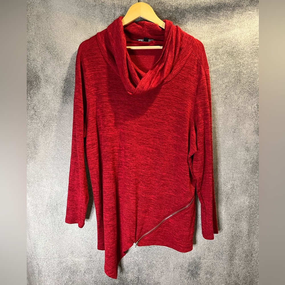 Zac & Rachel Cowl Neck Sweater Sz 1X